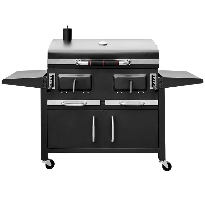 

Large oven Outdoor smokeless American oven Charcoal villa barbecue