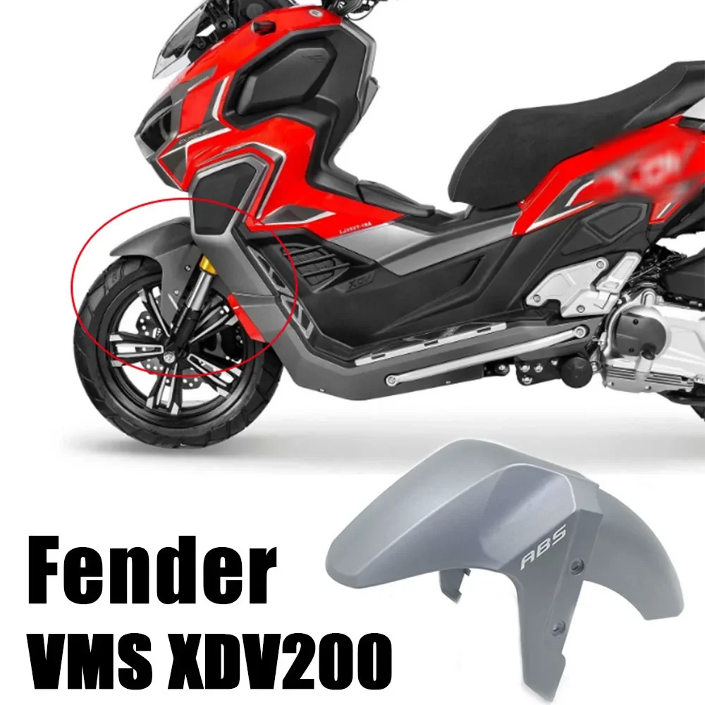 

New Fit VMS XDV200 200XDV XDV 200 Motorcycle Accessories Front Fender Mudguard For VMS XDV200 200XDV XDV 200