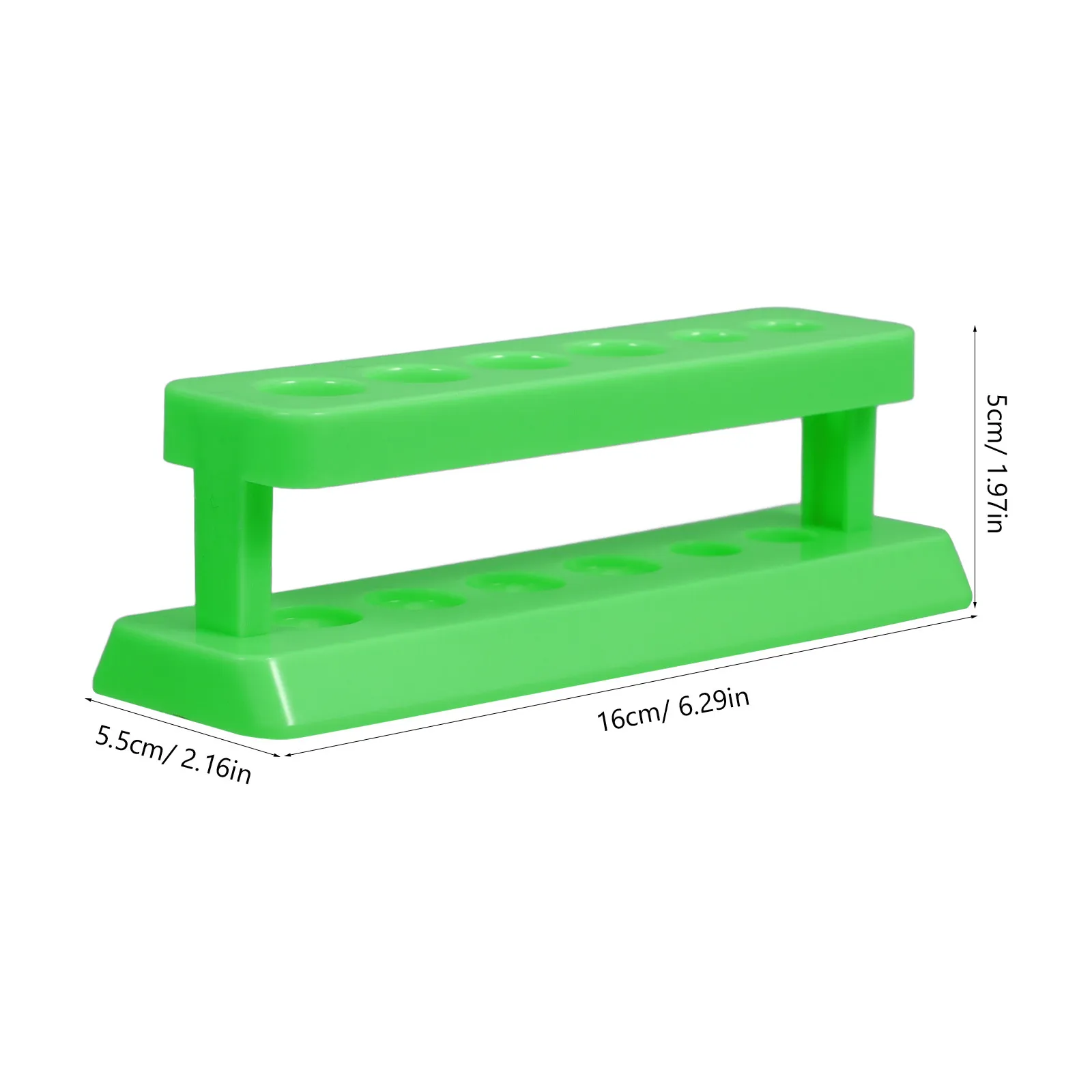 2Pcs Test Tube Rack Plastic Stable Laboratory Test Tube Organizer Holder for Vials Bottles Experiment Use Vials Bottles Rack view 5