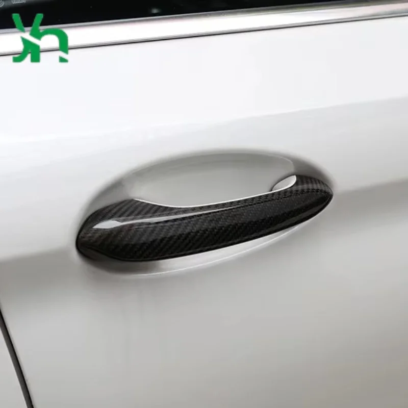 لسيارات BMW G29 Z4 غطاء مقبض باب من الكربون الجاف 2 أبواب لسيارة تويوتا سوبرا الكسوة الخارجية ، مرفق واقي #5