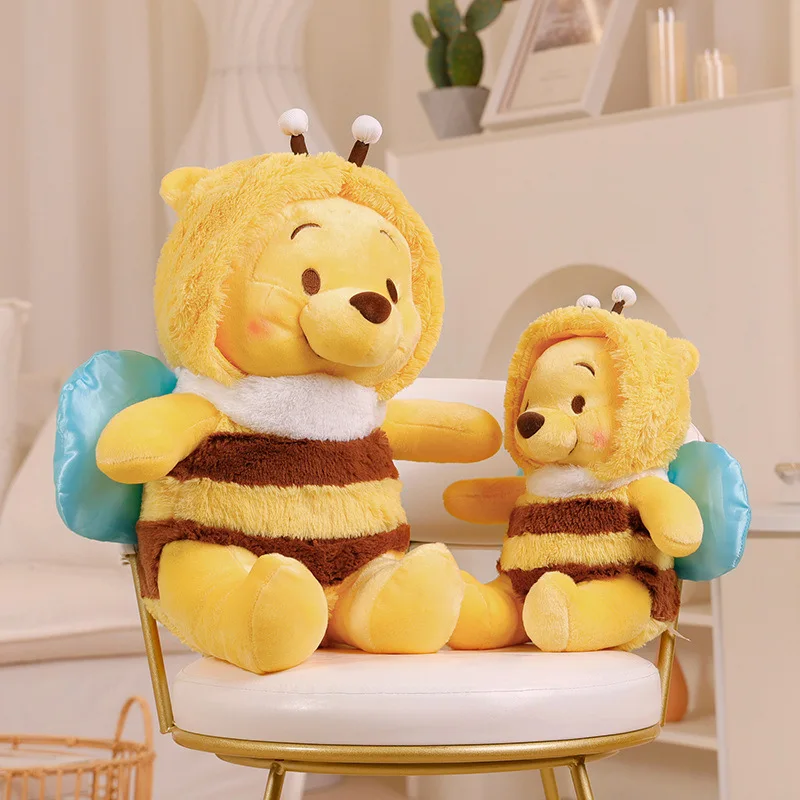 Cartoon Bee Little Bear Doll Transforms Doll Kawaii Same Doll Puff Bear 8 Bed Decoration Home Accessories Girl Friends Gift