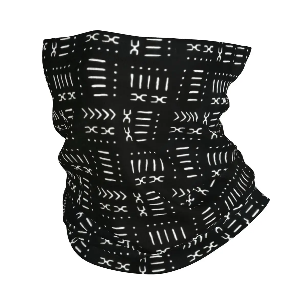 Custom African Bogolan Ethnic Triba Art Bandana Neck Gaiter UV Protection Face Scarf Cover Women Men Headwear Tube Balaclava