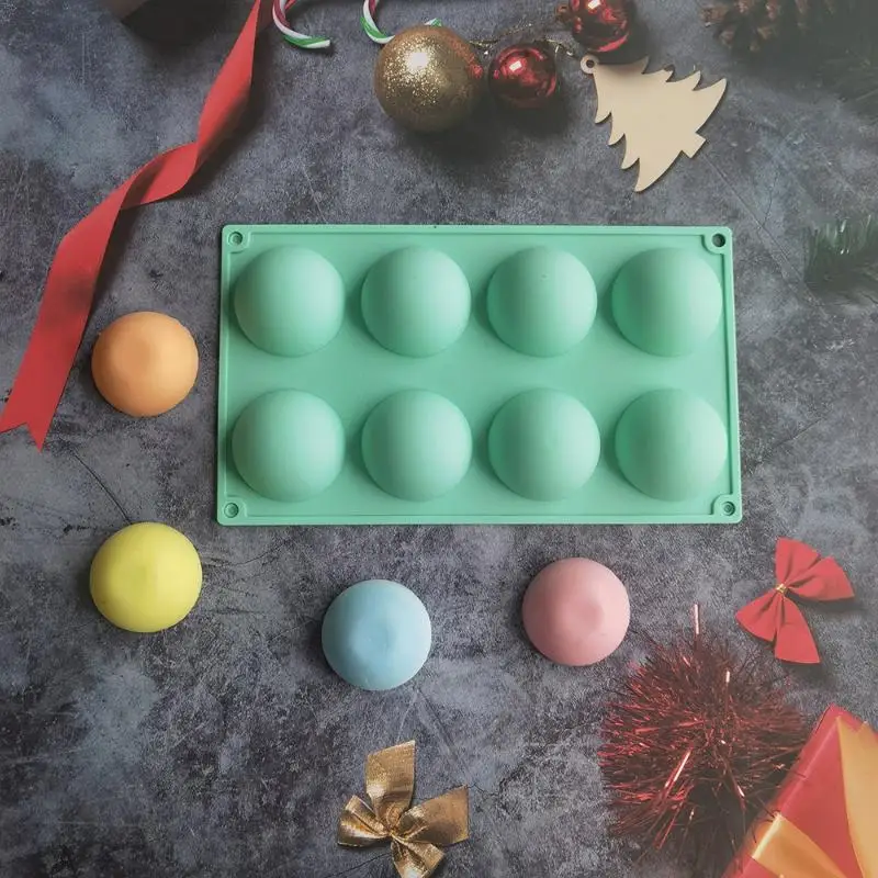 3D Ball Round Half Sphere Silicone Mold For DIY Baking Pudding Mousse Chocolate Eco-Friendly Cake Mold Kitchen Accessories Tool
