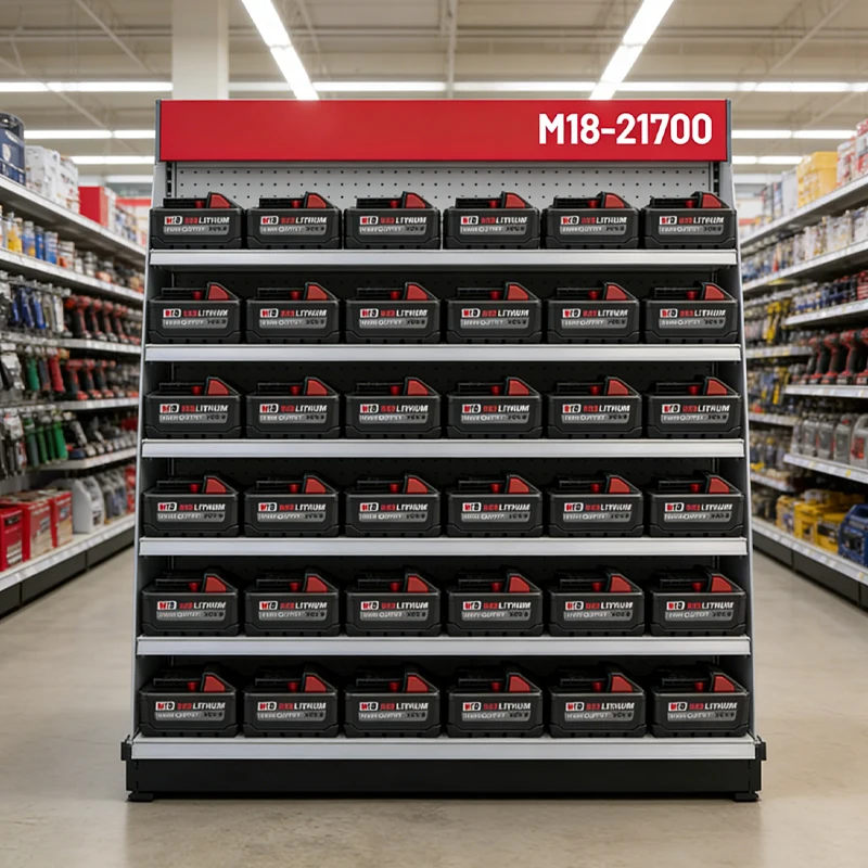 

Real, real, not fake! Milwaukee M18 21700 Lithium Battery 21700 Large Cell Durable and Drop resistant