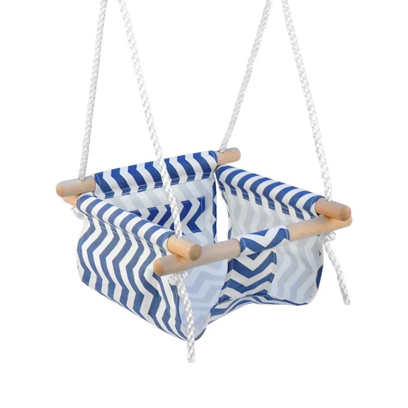 Garden Swing Indoor Cloth Rocking Chair Cloth Pocket Canvas Swing Outdoor Seat Hanging Chair Outdoor Furniture