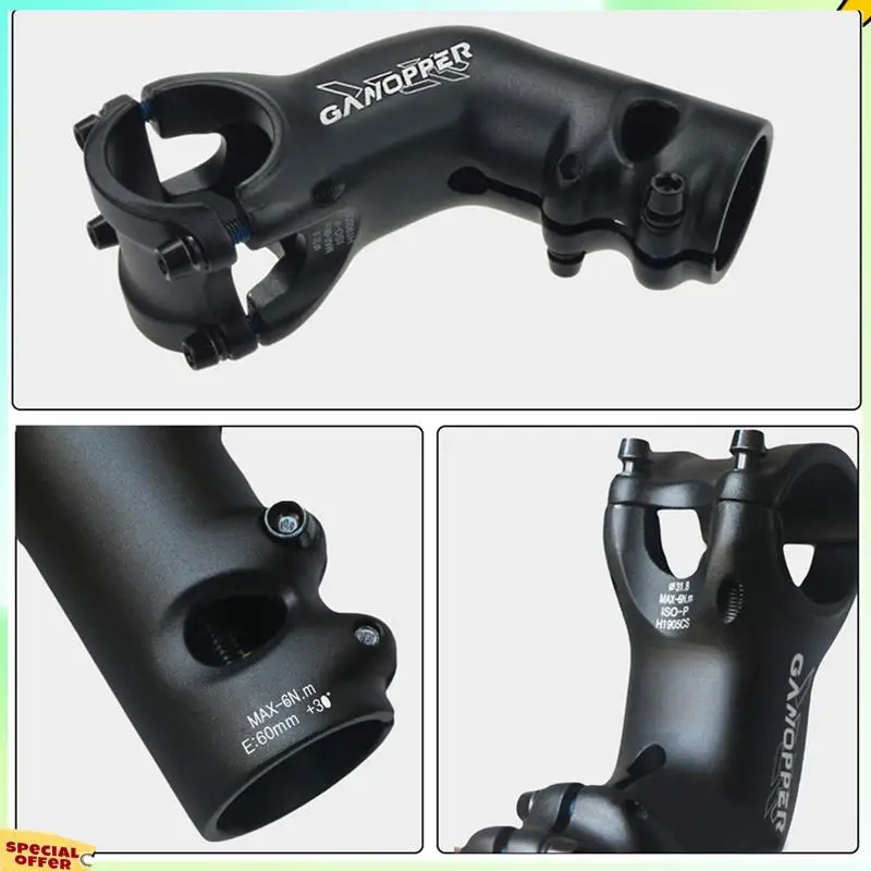 

TURE 2X GANOPPER 30 градусов XC AM MTB Riser Tube Вынос руля для горного велосипеда 31,8 мм 60 мм Угловой вынос для велосипедного велосипеда Bicicleta
