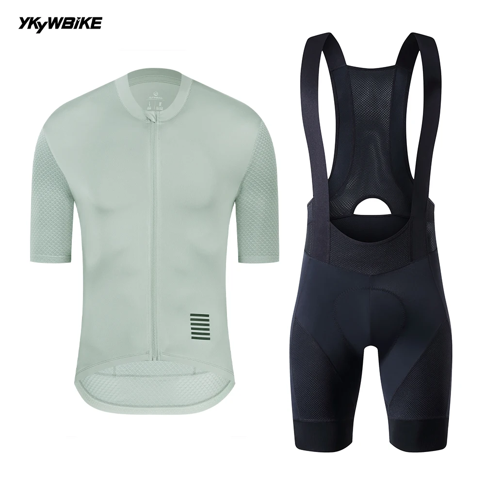 Ykyw Männer Radfahren Kurzarm Trikot Kleidung Set Sommer atmungsaktiv MTB Radsport Träger hose Fahrrad hose Kit Fahrrad anzug Maillot – Detail 23