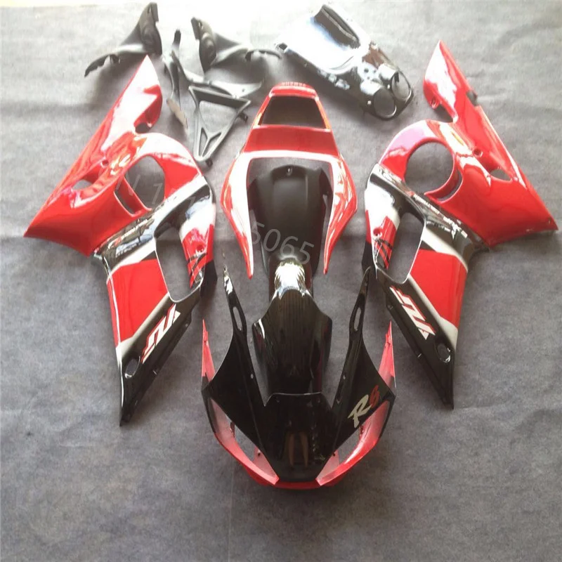 

Plastic Injection molding Fairing fit for YZFR6 1998-2002 YZFR6 98-02 YZFR6 1998 2002 red black white Fairing Kit