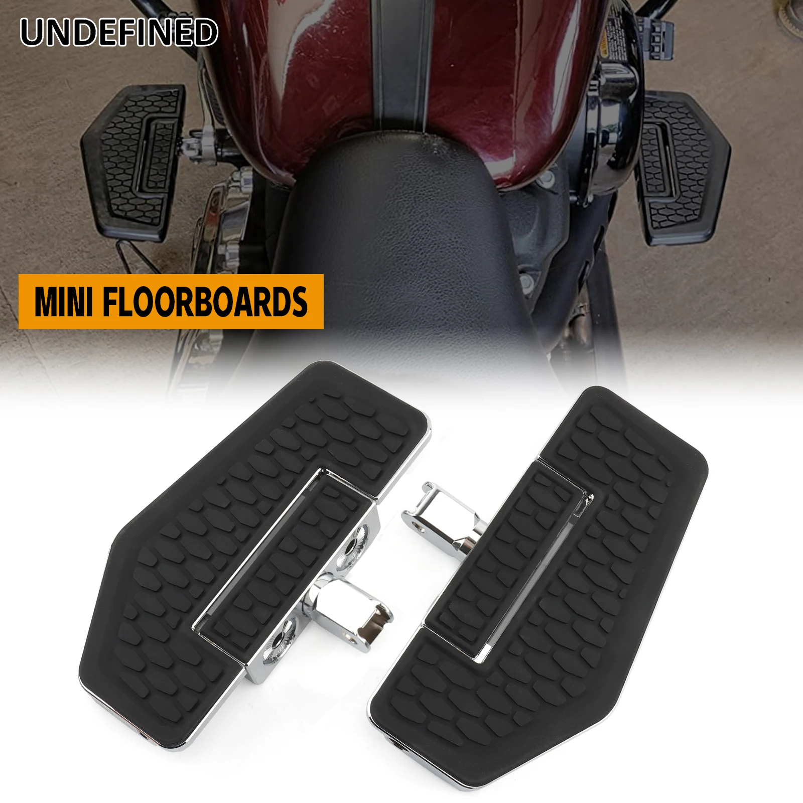 Fit for Honda VTX 1800C 1800F 1300C Custom VT600C 750C Shadow Spirit VF750C 1100S Front Floorboards Hex Footpegs Footrests Pedal