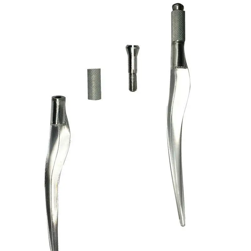 Eyebrow Tattoo Pen Manual Microblading Tool Durable Aluminum Makeup Pen for Aesthetic Clinic Accessories