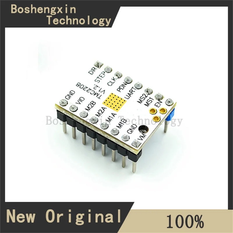 1 個 3D プリンタアクセサリー TMC2208 1.2 アップグレードされたステッピングモーターサイレントドライバーモジュール 256 分割