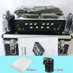 Dual Detox Foot Spa Machine Ionic Foot Detox Bath High Quality with Far Infrared Belt Ionic Detox Foot Bath Machine