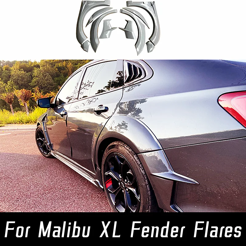 

For Chevrolet Malibu XL 2018 19 20 21 22 Car Wide Bodykit Fender Flares Arch Wheel Eyebrow Lip Protector Trims Accessories Parts