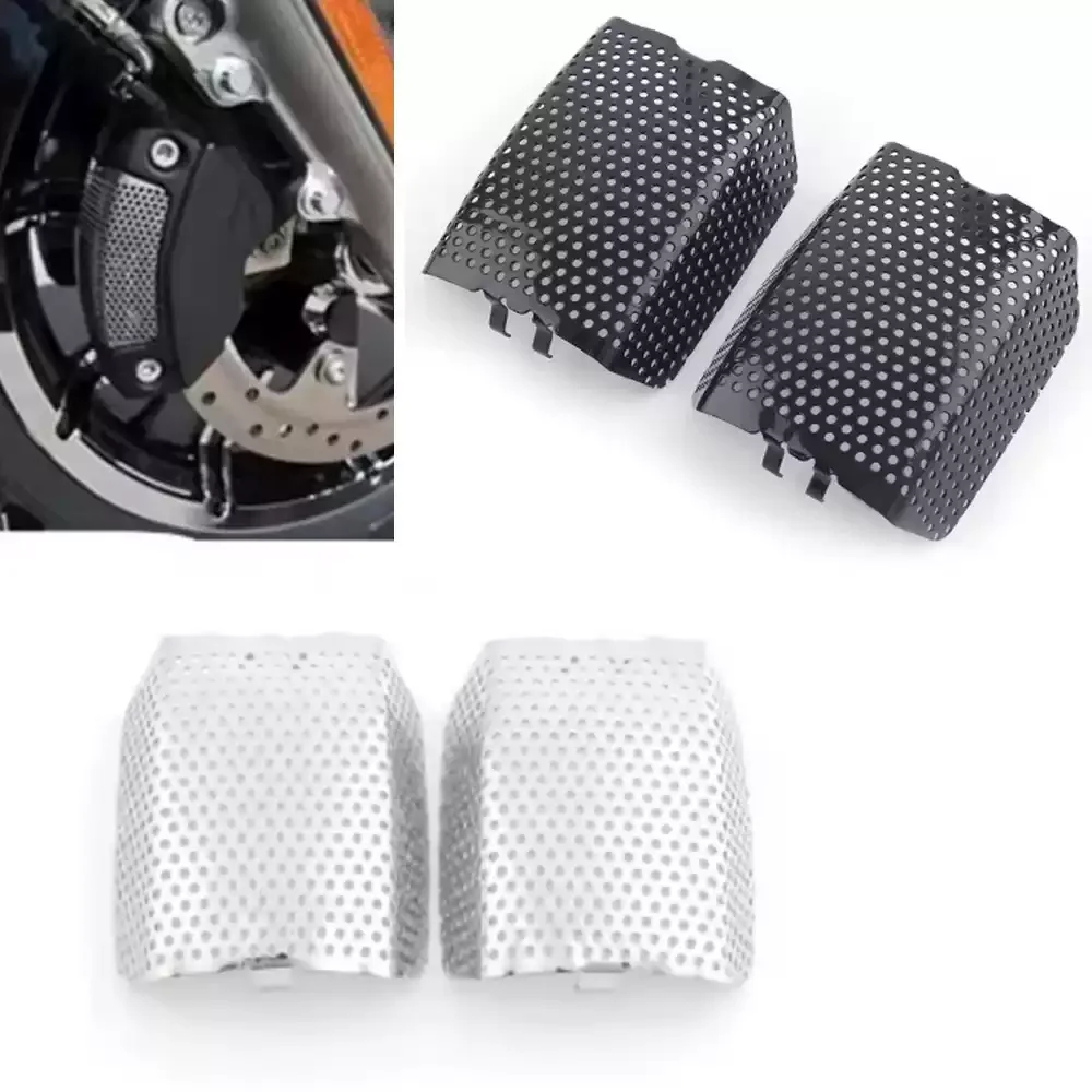 Motorcycle Front Brake Caliper Cover For Harley Electra Glide Road Glide Road King FLHR Street Glide FLHX CVO V-Rod 2006-2019