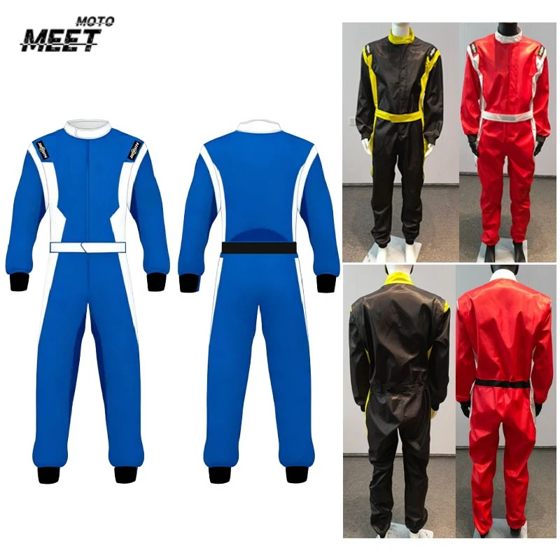 4XL Men Women Professional For Karting Suit Waterproof Car Motorcycle Motocross Racing Club Exercise Clothing Set Overalls