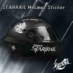 Motorcycle Helmet STARRAIL Decal Visor Windshield Glass Sticker Accessories Decorative Waterproof For Shoei Arai KYT AGV HJC
