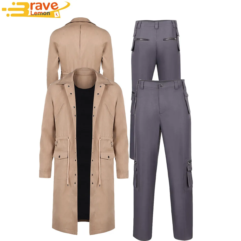 Disfraz de Dustin, disfraz de Henderson, película de extraña sustancia, abrigo, pantalones, traje para hombres, tela de fantasía, traje de fiesta de Carnaval y Halloween