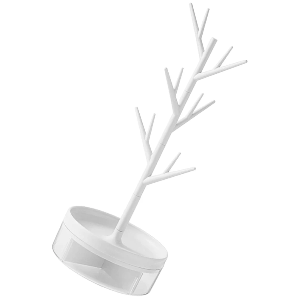 

Sturdy Jewelry Tree Stand Branch Charm Rack Multi-Branch Necklace Earring Pendant Organizer Pp Material Desktop Decor Storage