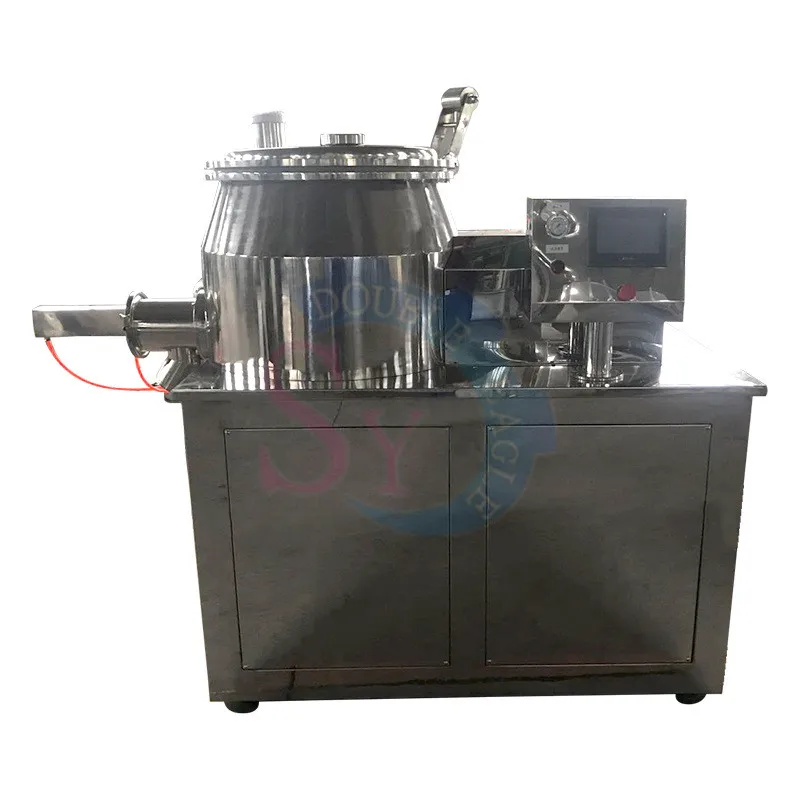 Máquina de granulação rápida de processo úmido de alimentação de pó para animais de estimação de alta eficiência/equipamento multifuncional de granulação de um sistema