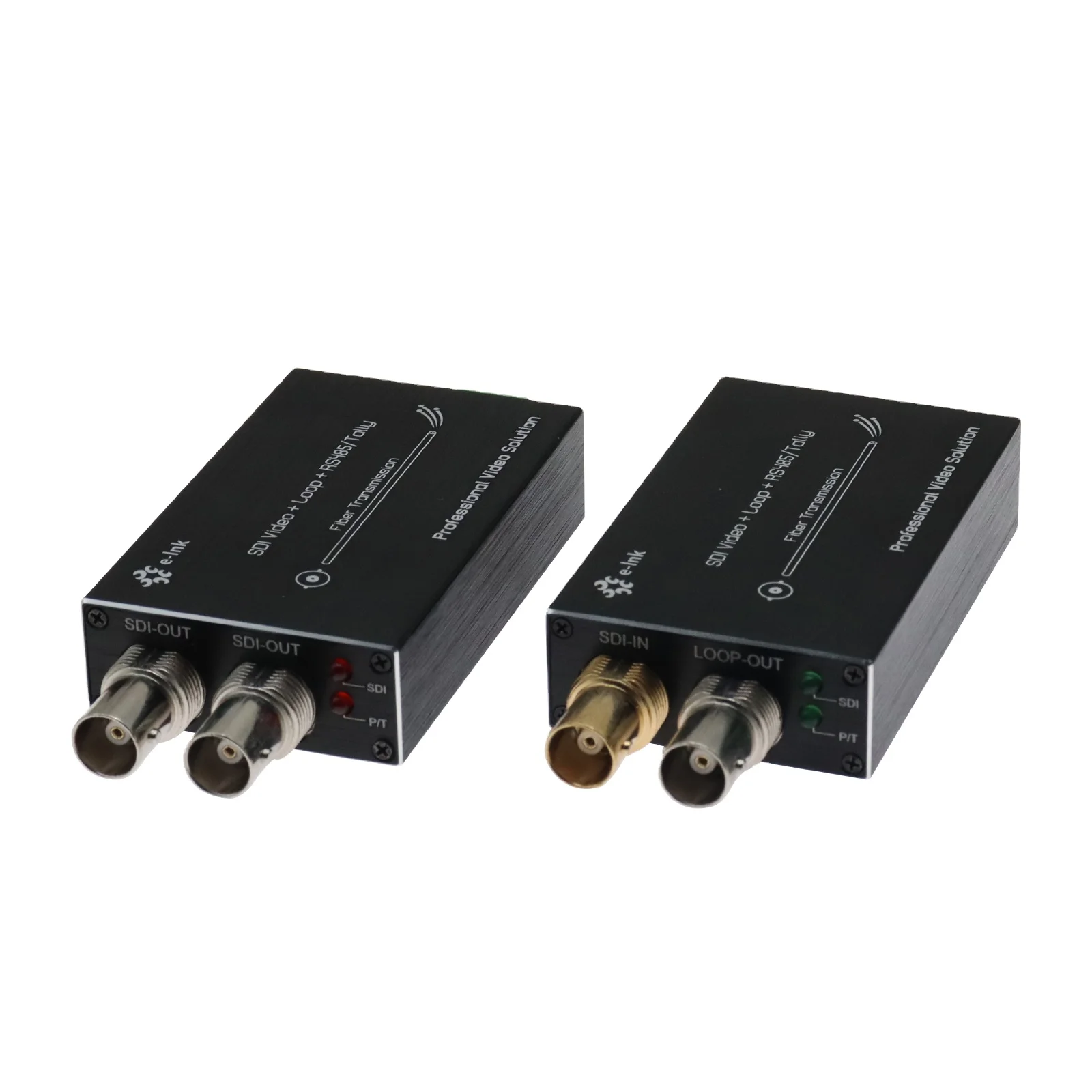 Konverter Ekstender Mini 3G-SDI ke Fiber MMF 500 Meter Konektor LC