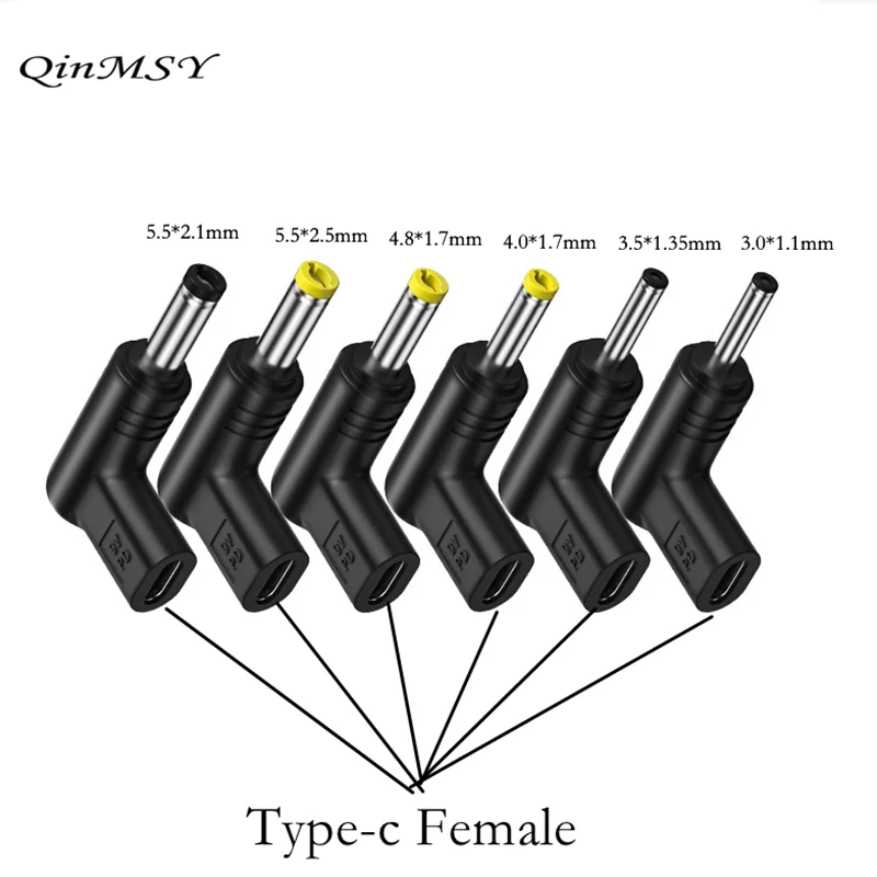 5V 9V 12V 15V 19V USB C PD do DC złącze zasilania uniwersalne TypeC do DC wtyczka Jack konwerter Adapter do ładowarki dla routera Tablet wentylator