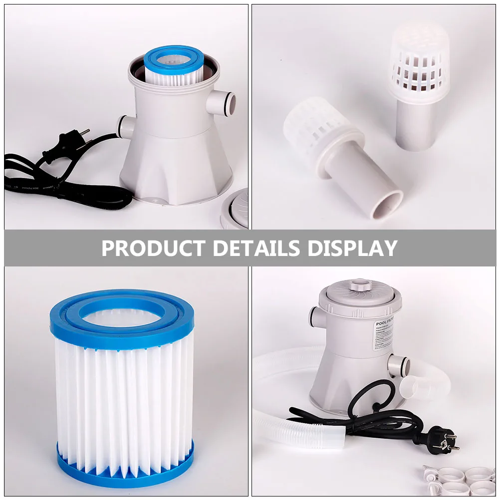 

300 Gallon Water Swimming Filter Pump Electric Plastic Circulating Pump Pool Cleaning Durable Long Life Professional Home Use