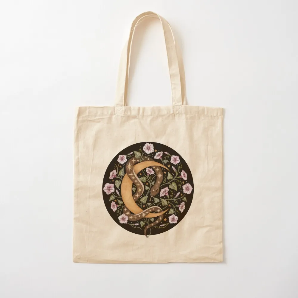 Moon serpent Tote Bag personalized tote Customizable tote bag ecological bags