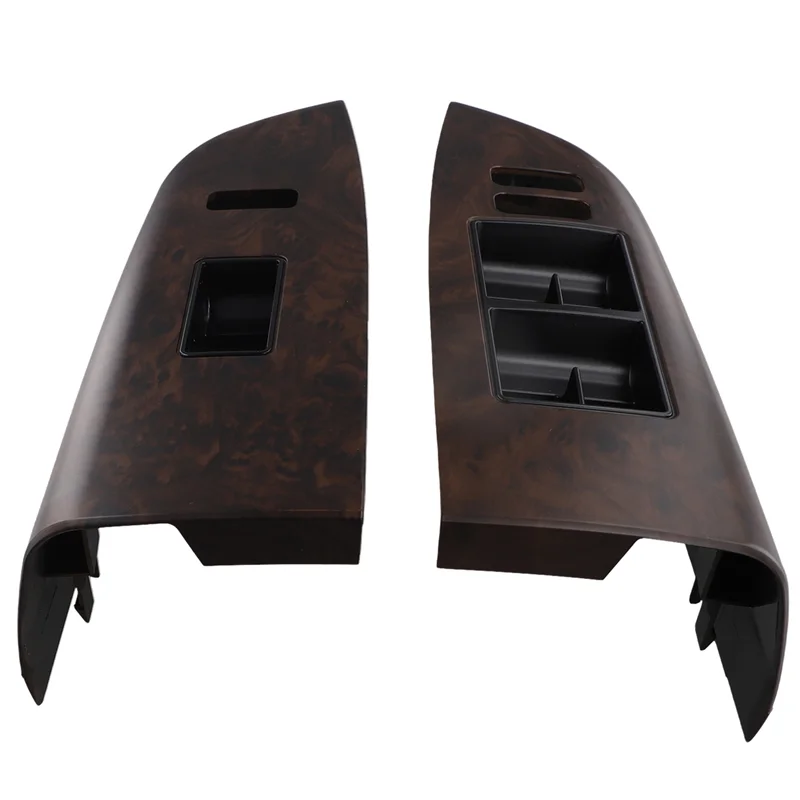

ABOK-1Pair Car Armrest Upper Window Lift Switch Panel Trim Cover For Toyota Sequoia 2006-2021 74232-0C110 74231-0C110