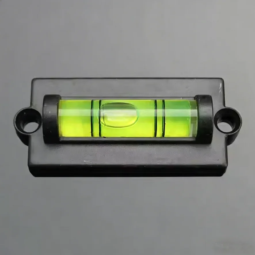 50 Piece/Lot Mini Bubble Level Spirit Level Small Spirit with Mounting Holes Water Level Tool with Ears