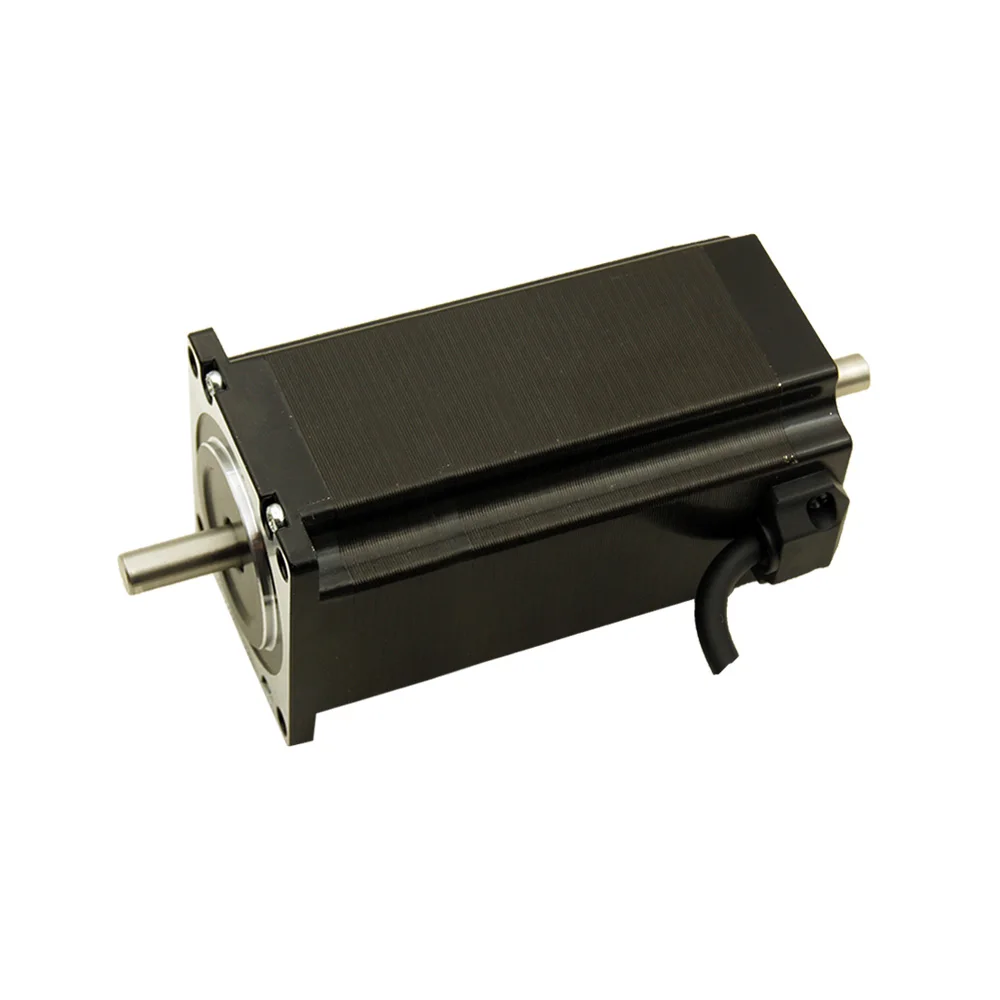 Dual shaft NEMA23 3.5N.m(500oz-in)  4.0A 115mm motor length CNC stepper motor stepping motor double shaft