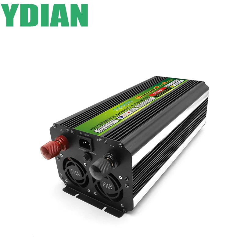 China Modified sine wave inverter 3000W 6000W(peak)12v 24v to 220v 110v Inverter+Charger &UPS Quiet and Fast Charge power supply