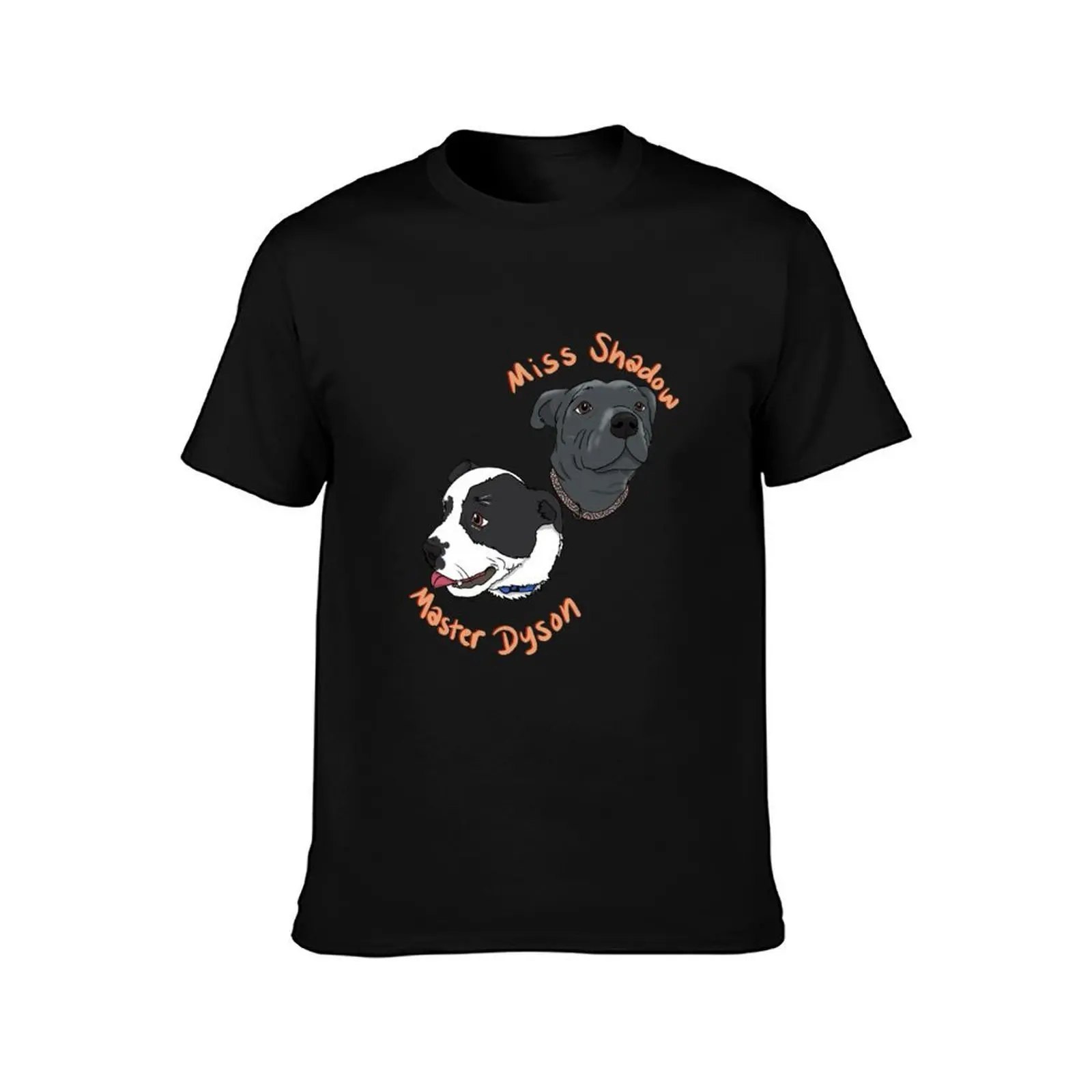 Master Dyson and Miss Shadow T-Shirt, Summer Casual Cotton Tee, Oversized Streetwear Tops, Vintage Graphic Print, 100% Cotton