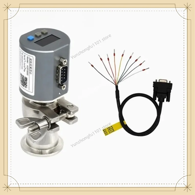 Digital Pirani Vacuum Gauge KF16‑KF25 Kit High Precision Vacuum Transmitter Replacement for INFICON PSG500 Vacuum System