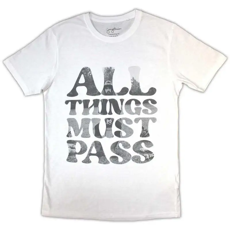 George Harrison All Things Must Pass Official T-Shirt MenS