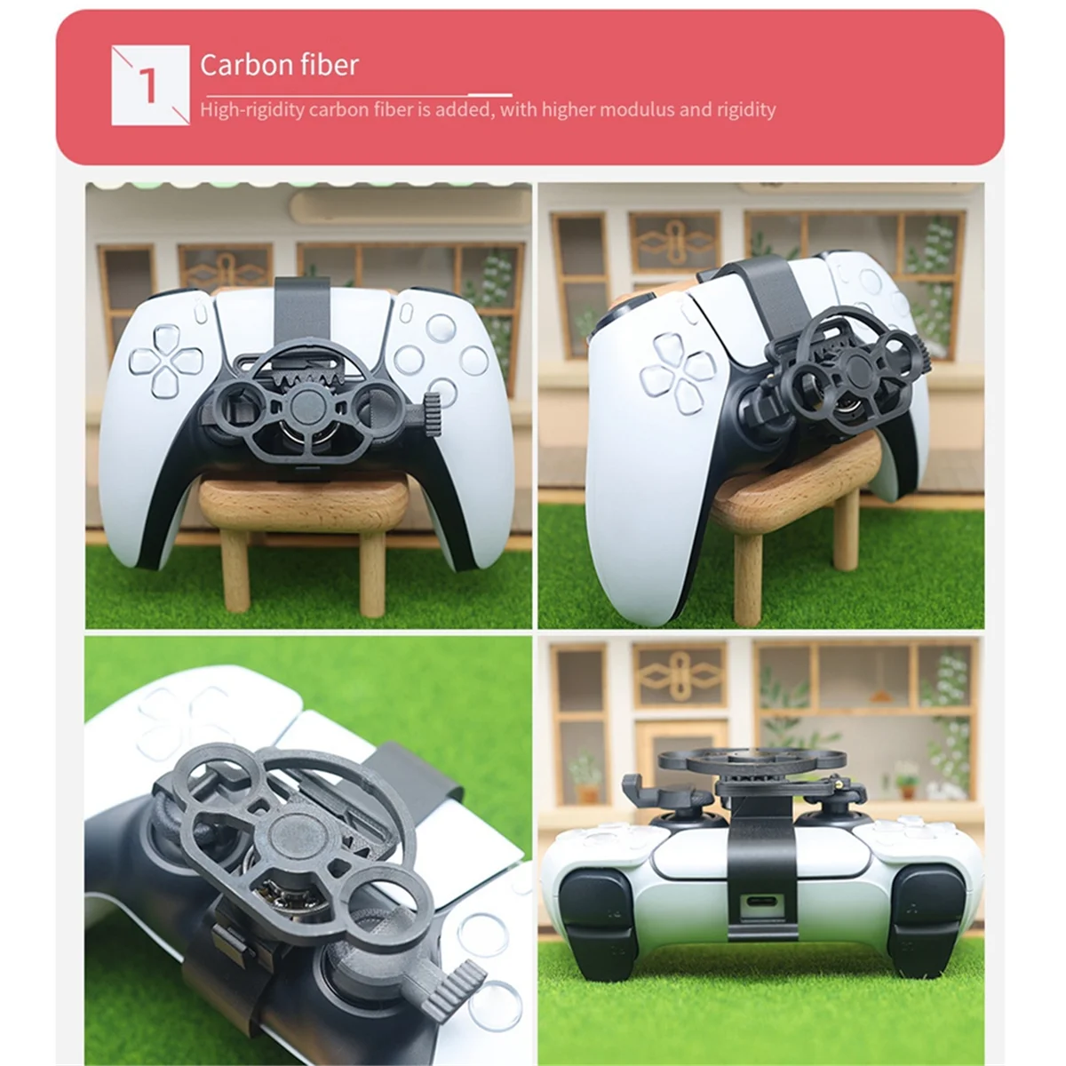 Мини-руль для PS5, игровой джойстик, гоночная игра, вспомогательный контроллер, аксессуары для игровой ручки C