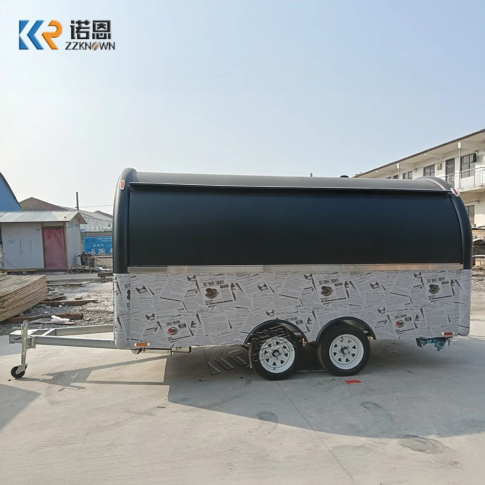 

Luxury Concession Trailer Food Truck With Full Kitchen Coffee Bar Mobile Catering Van