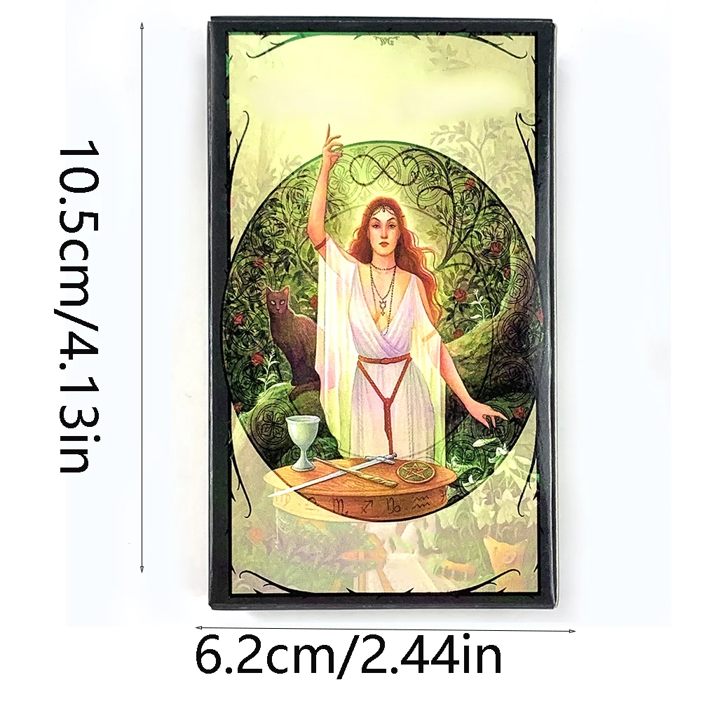 Tarot Cards A 78 Deck Oracle English Visions Divination Edition Borad Playing Games,  Holidays Game Family Gathering Games