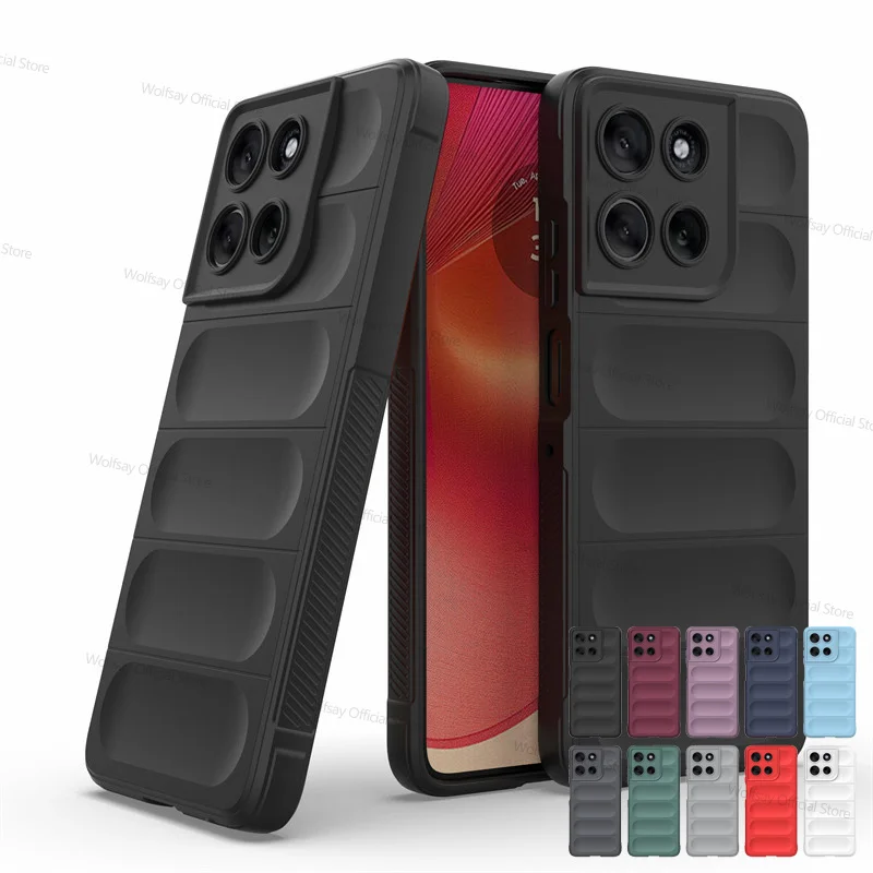 

For Motorola Moto G56 Case Motorola Moto G56 Cover Shockproof Anti-fingerprint Protective TPU Phone Back Cover Motorola Moto G56