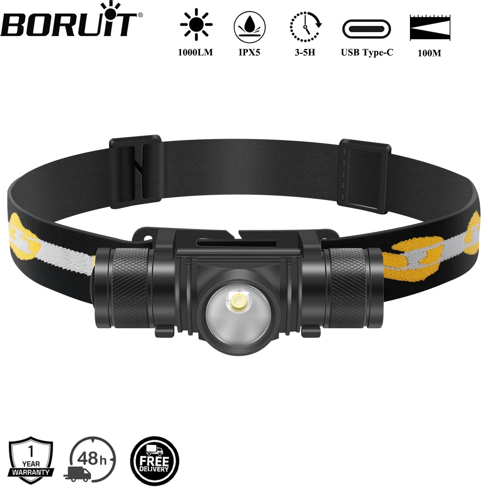 BORUiT D10 1000LM Светодиодный