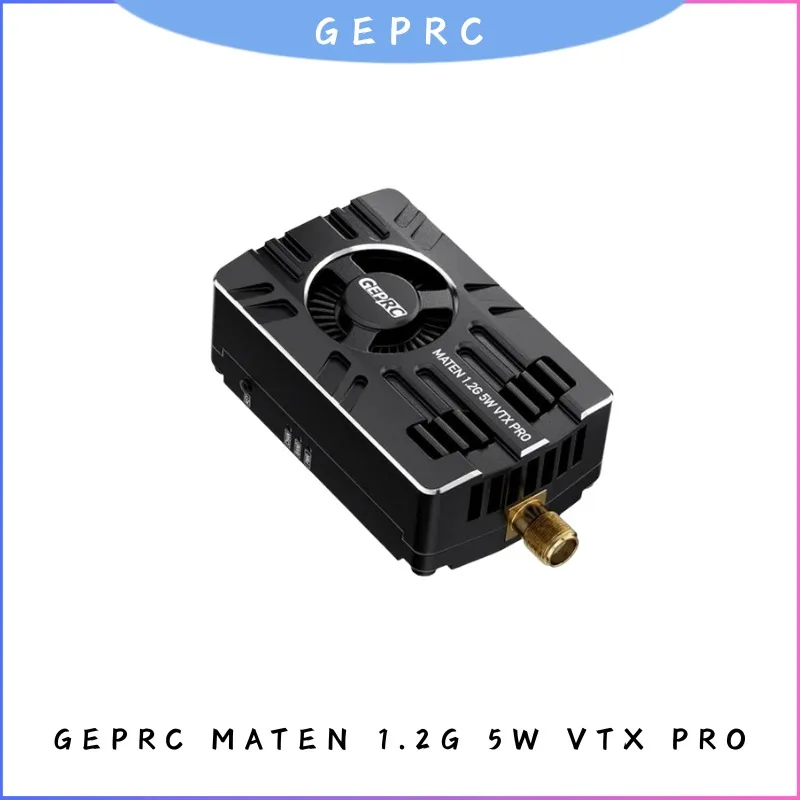 

GEPRC MATEN 1.2G 5W 5000mW VTX PRO - IRC Tramp Control Long Range FPV Transmitter for DIY RC Quadcopter Freestyle Drone