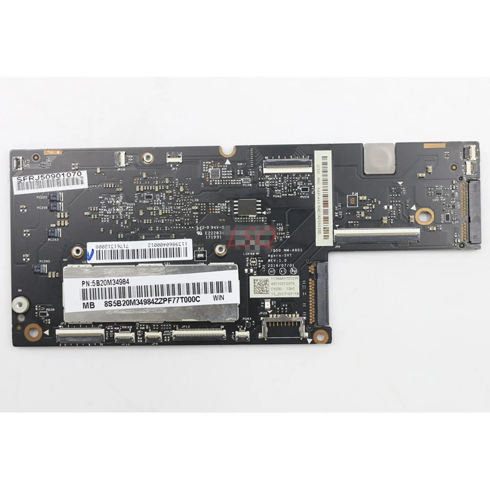 NM-A901 For lenovo Yoga 910-13IKB Laptop Motherboard With CPU:i5 i7 FRU:5B20M34984 100% Test OK