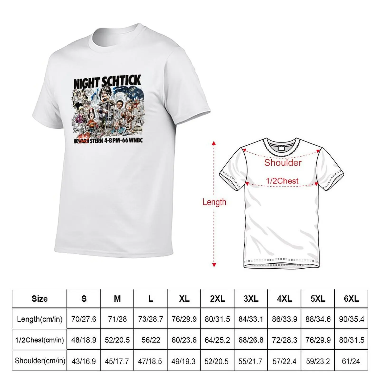Howard Stern Vintage Poster T-Shirt anime t shirts for man man t shirt heavy cotton man t shirt summer T-shirt