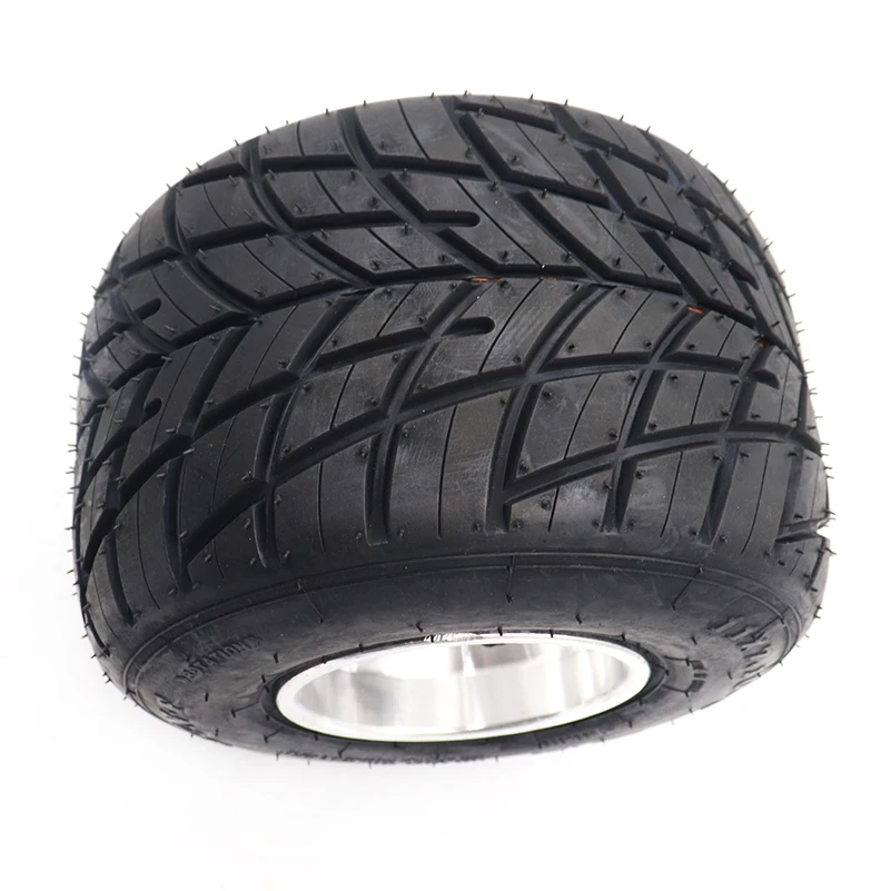 10x4.50-5 11x7.10-5 Inch Rain Tubeless Tires with Aluminum Wheels for Go Kart Front and Rear Wheel Drift Go Kart Accessories.