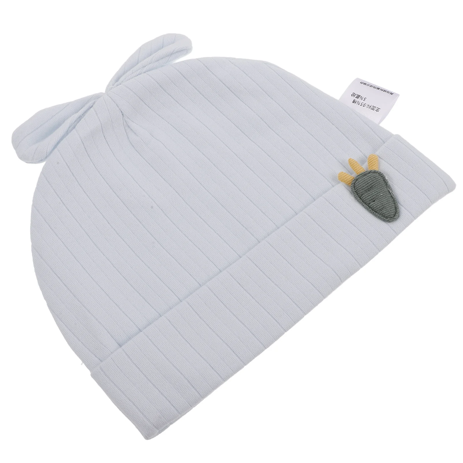 

Cotton Newborn Hospital Hat Blue Soft Warm Rabbit Ears 0-6 Months Baby Beanie Unisex Infant Toddler Cap Cotton Newborn Hat