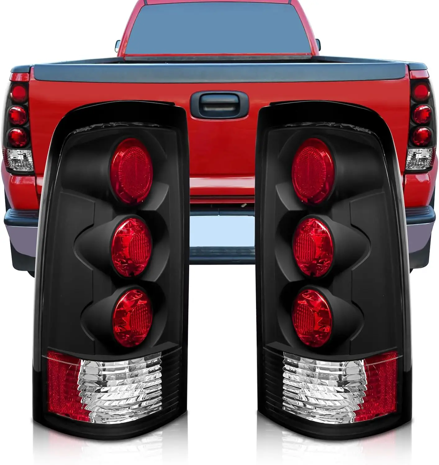 

Luces traseras compatibles con Chevy Silverado 1999 - 2003 Silverado 3500/2001-2006 GMC Sierra 3500/2007 GMC Sierra Classic Body