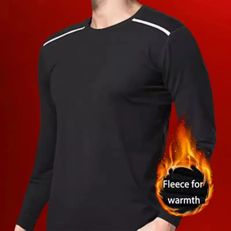 

Термобелье нового стиля 2025 года с толстой флисовой подкладкой, подходящее для осенних и зимних видов спорта.