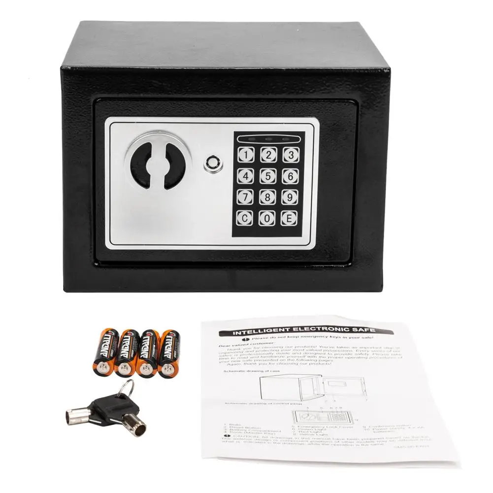 Digital Security Safe Box For Household Office Hotel Large Electronic Password Key Safes (including Battery)
