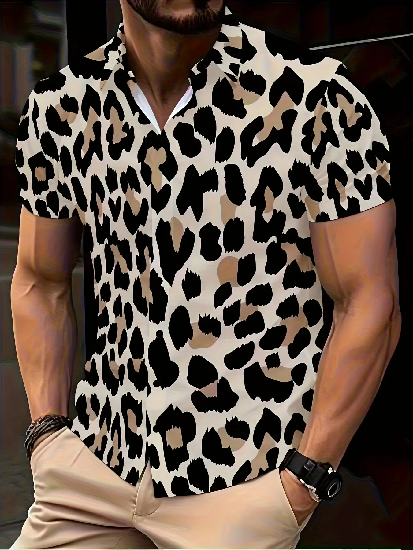 2026 Summer Collection Men's Hawaiian Shirt Casual Man Women Short Sleeve Cool Beach Party Print Fashion Outfits