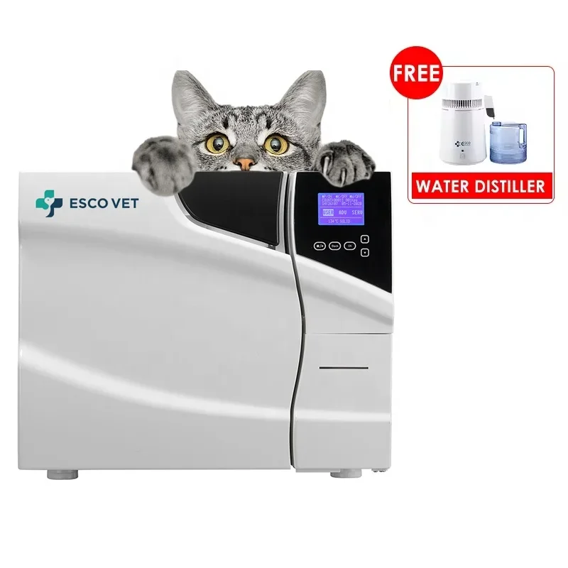 

ESCO VET Hot Selling den tal Vacuum Steam Autoclave Sterilization Machine Class b Medical Veterinary Autoclave