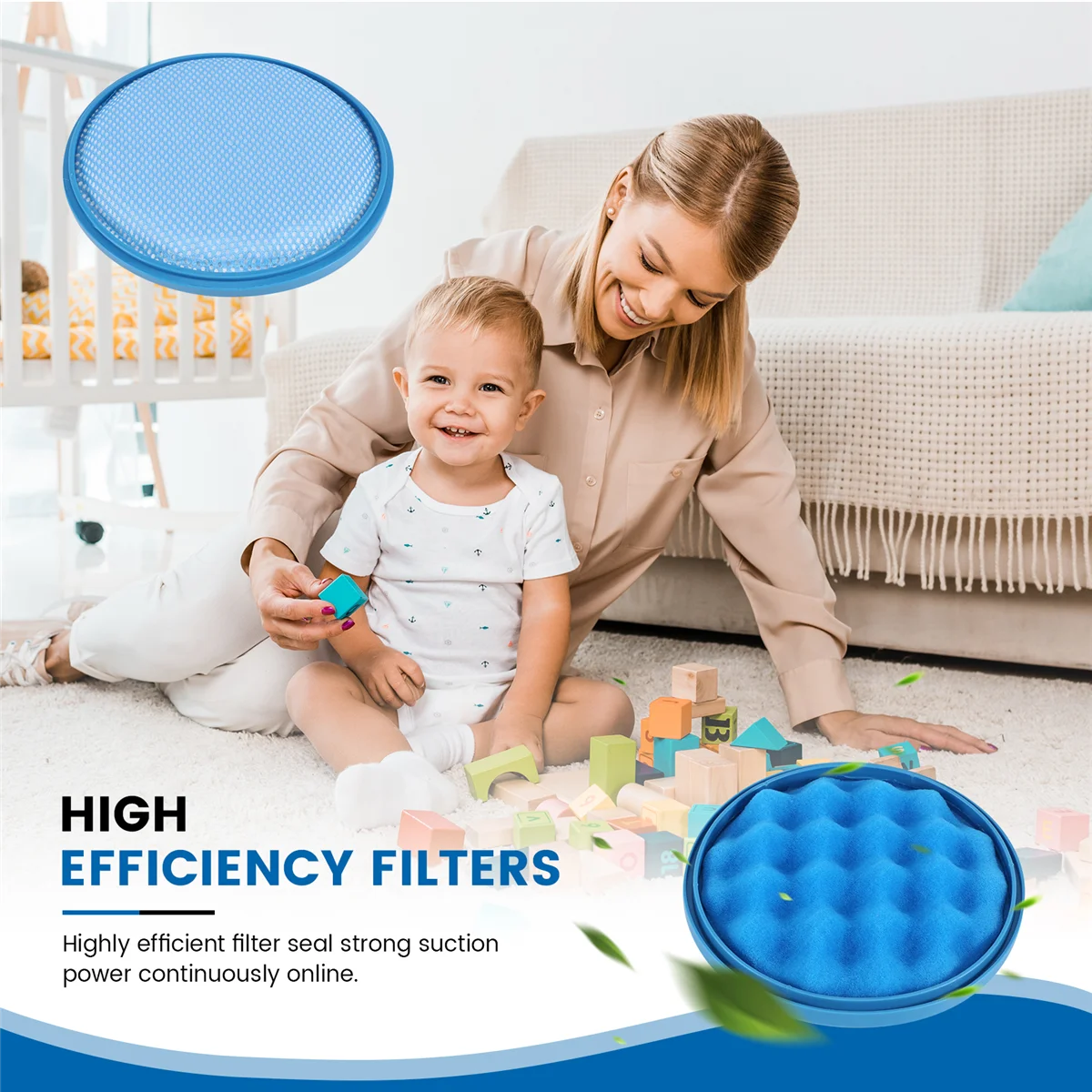 ตัวกรอง HEPA สําหรับ Samsung Cyclone Force SC15F50 SC18F50 SC18F70 VC21F50HUDU EV SC21F50HD VC-F700G SU10F40 เครื่องดูดฝุ่น # เอบีพีพีพี